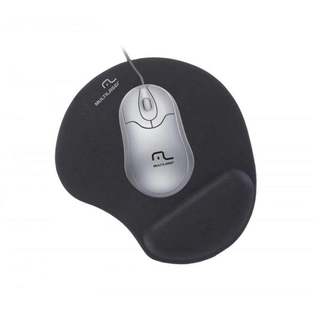 Encontraproduto.com.br - Mouse Pad com Apoio Ergonômico Punho em Gel AC024 Multilaser