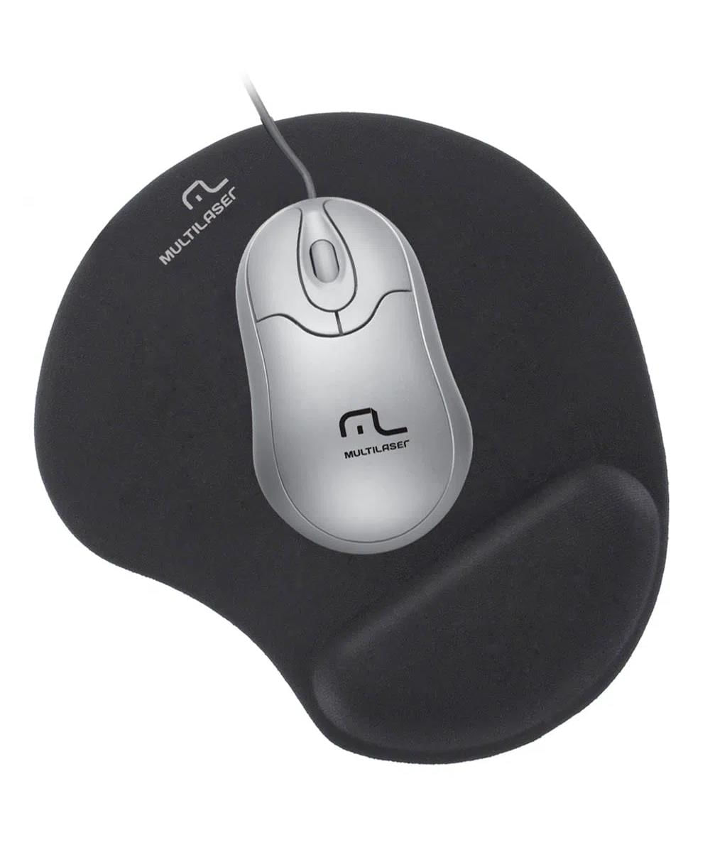 Encontraproduto.com.br - Mouse Pad com Apoio Ergonômico Punho em Gel AC024 Multilaser