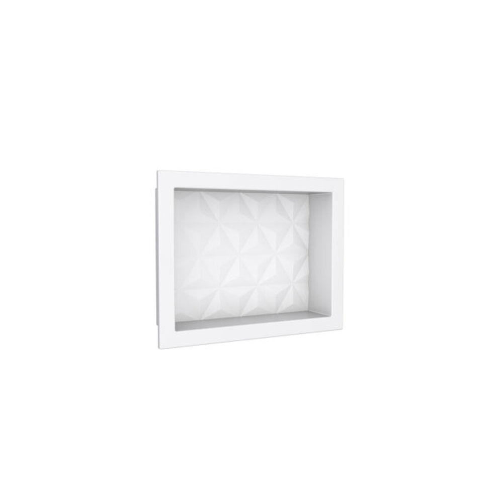 Encontraproduto.com.br - Nicho Cozimax Multiuso Textura Branco 30x40cm 89985