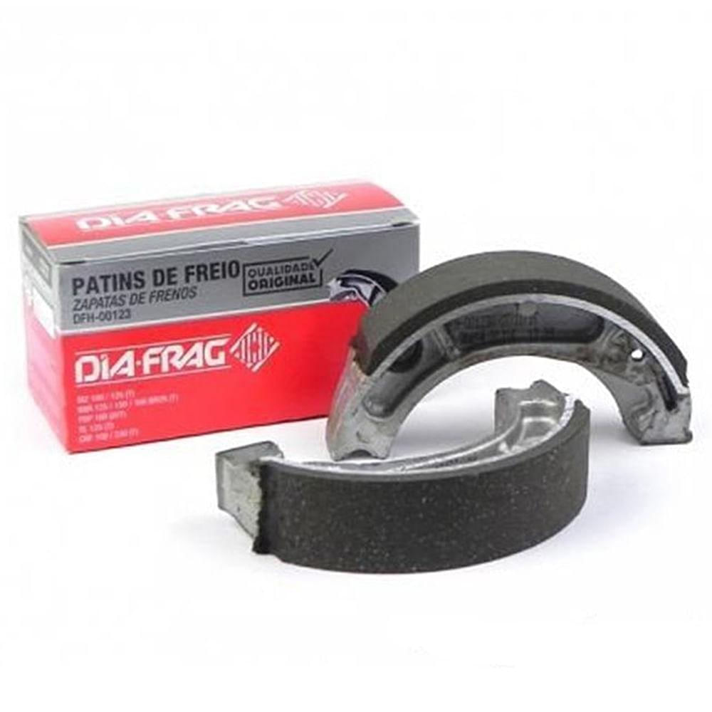 Encontraproduto.com.br - Patim Lona Freio Dia-Frag Honda CB 300R 2010-2013 DFH-00127