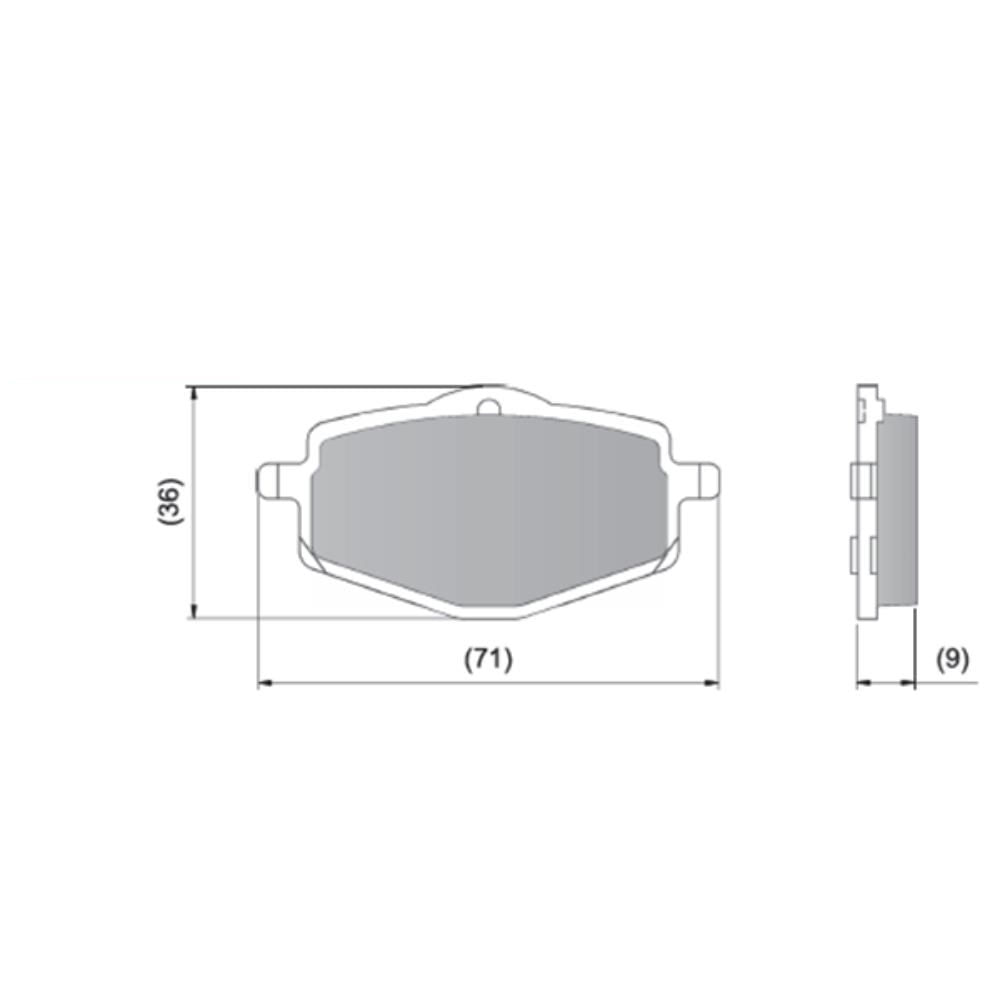 Encontraproduto.com.br - Pastilha De Freio Dianteiro / Traseiro DiaFrag Dfp20805