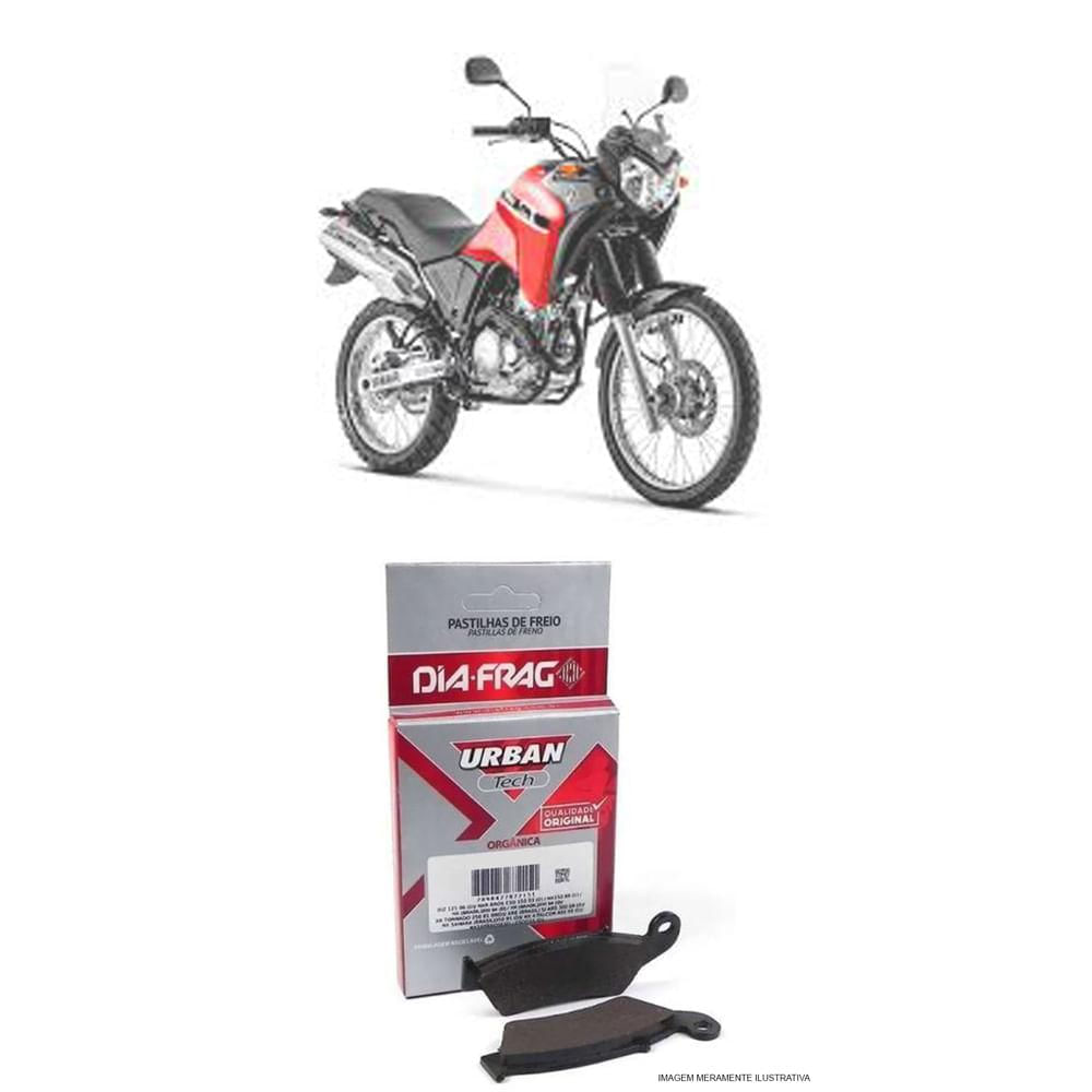 Encontraproduto.com.br - Pastilha Freio Moto Urban Tech - Diafrag - DFP20850