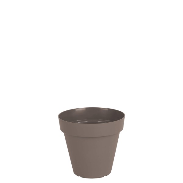 Encontraproduto.com.br - Vaso para Plantas em Polietileno Sampa Taupe 19X20CM - I.SAMP.020.019.34 - Vasart