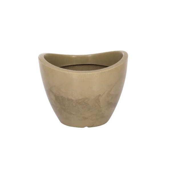 Encontraproduto.com.br - Vaso Palash Copacabana Baixo 30X23cm Camurca R.0380.030.023