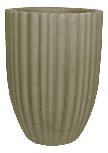 Encontraproduto.com.br - Vaso Para Plantas Redondo Cacau 42 X 54 Cm Vasart Cor 05 - Antique Camurça Listras