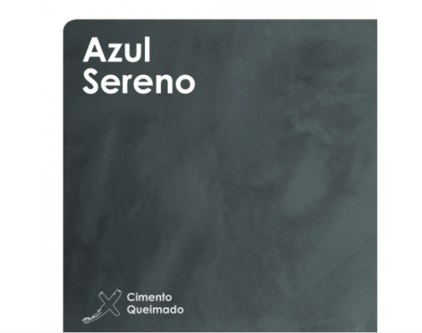 Encontraproduto.com.br - Efeito Cimento Queimado Azul Sereno 5kg - Colortex.
