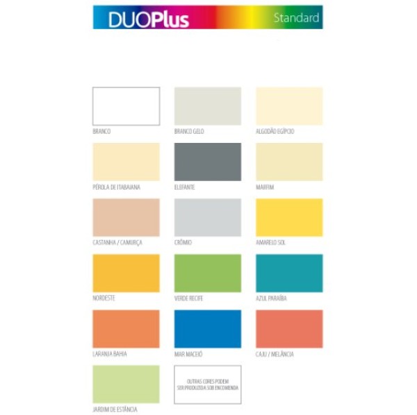 Encontraproduto.com.br - Tinta Acrílica DuoPlus Standard Fosco Algodão Egípcio 3,6L - Colortex.