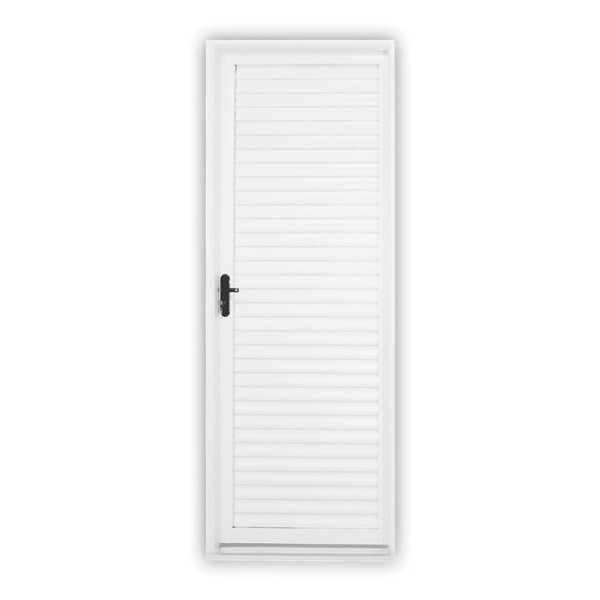 Encontraproduto.com.br - Porta MGM 217x85x06Cm Sul Branca Laminada ID104644 - Esquerda - Aço