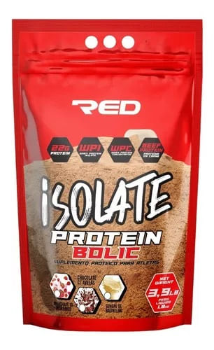 Suplemento Isolate Protein Bolic Red Series - Sabor Sundae De Baunilha 1.8kg