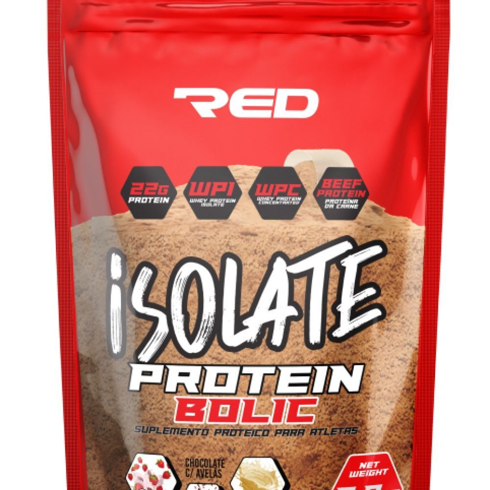 Encontraproduto.com.br - Suplemento Isolate Protein Bolic Red Series - Sabor Sundae De Baunilha 1.8kg