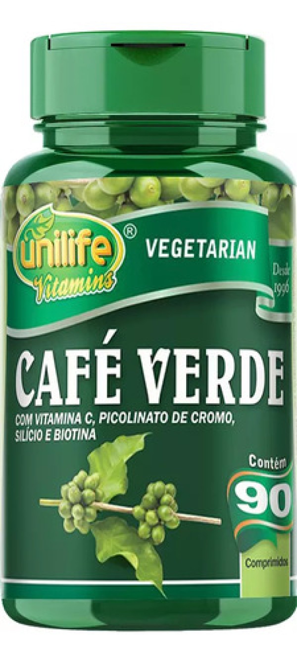 Encontraproduto.com.br - Café Verde 90 Comprimidos (Vegetariano) - Unilife