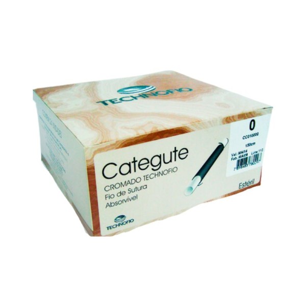 Encontraproduto.com.br - Fio Sutura Agulhado Categute Cromado - Technofio