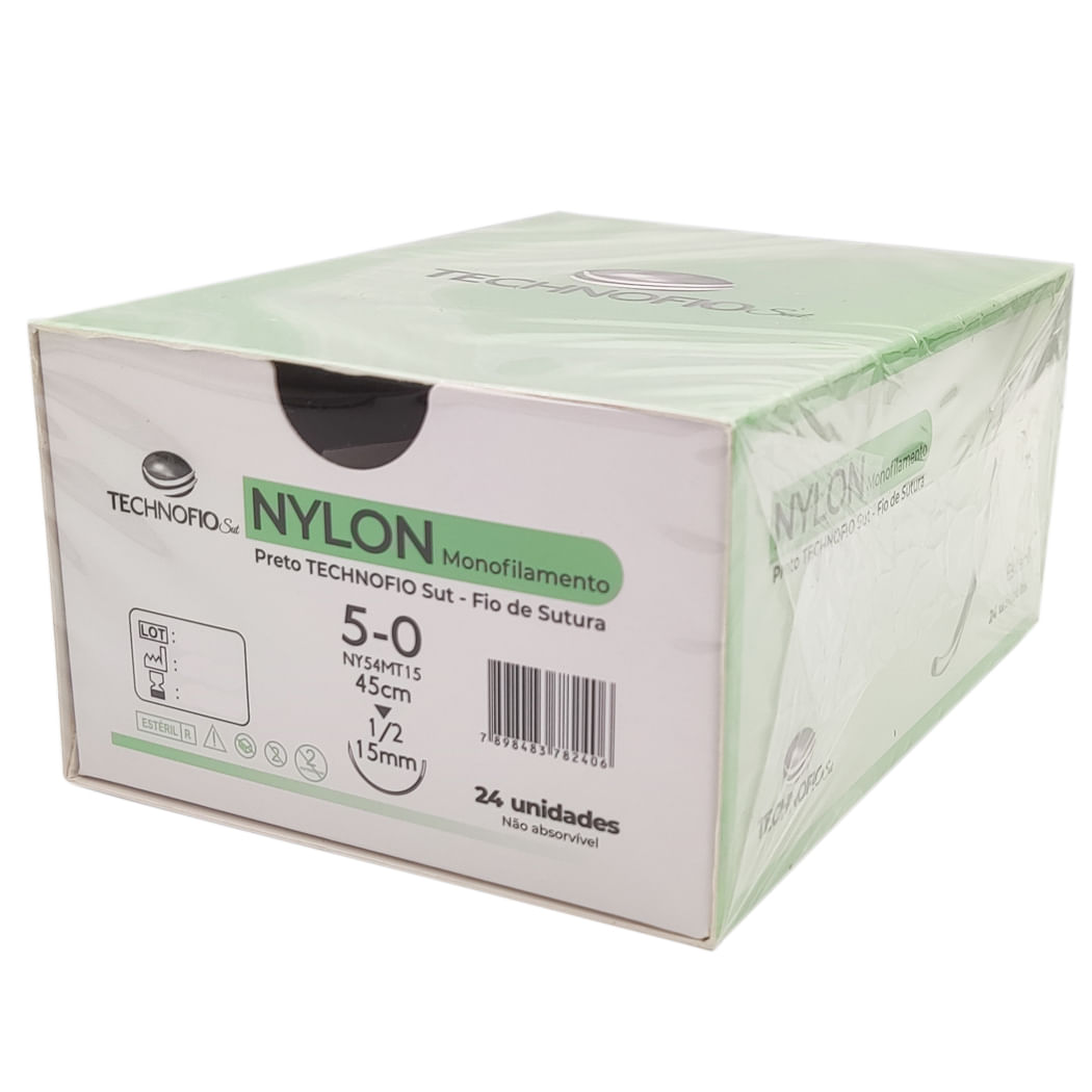 Encontraproduto.com.br - Fio de Sutura Nylon Technofio Sut - Technofio