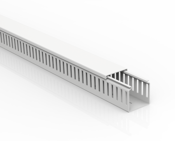 Canaleta Semi Aberta 50x50x2000mm Branca Enerbras
