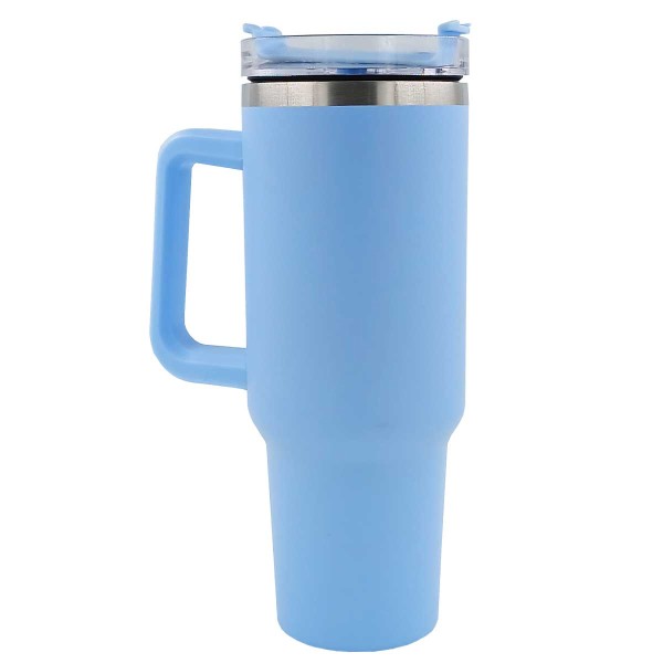 Encontraproduto.com.br - Copo Térmico C/ Canudo 1,2L em Aço Inox DayImport