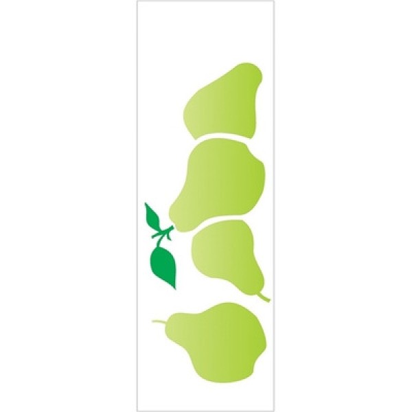 Encontraproduto.com.br - Stencil de Acetato para Pintura OPA Simples 10 x 30 cm - 1874 Pêra