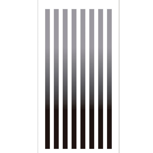 Encontraproduto.com.br - Stencil de Acetato para Pintura OPA 07 x 15 cm - 1967 Listras Grandes