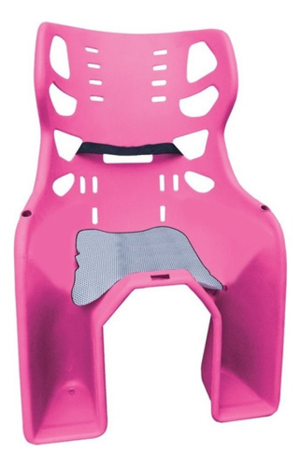 Encontraproduto.com.br - Cadeirinha Infantil Criança Traseira Bagageiro Carona Bike Cor Rosa