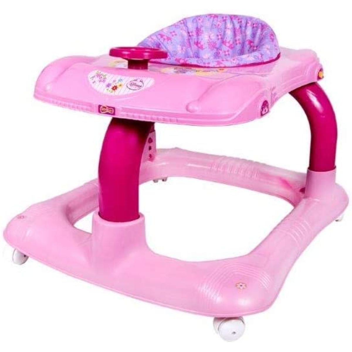Encontraproduto.com.br - Andador para Bebê Styll Baby Princesas Disney Rosa