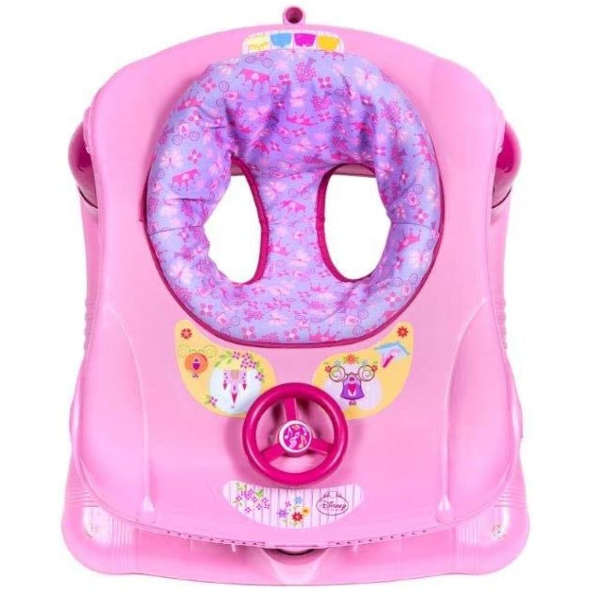 Encontraproduto.com.br - Andador para Bebê Styll Baby Princesas Disney Rosa