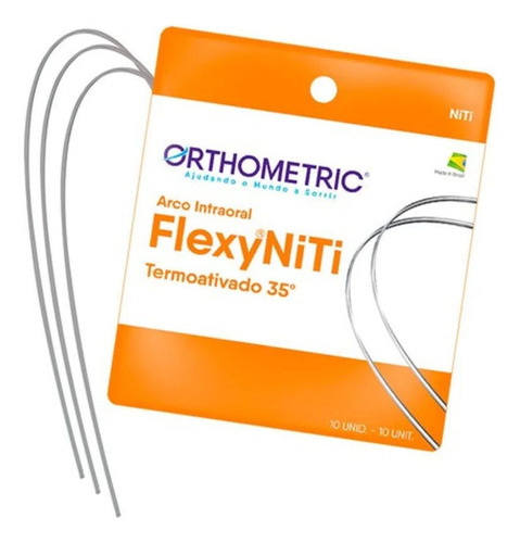 Encontraproduto.com.br - Flexy Niti Thermally Activated Arch Wire Lower - Orthometric - Orthometric