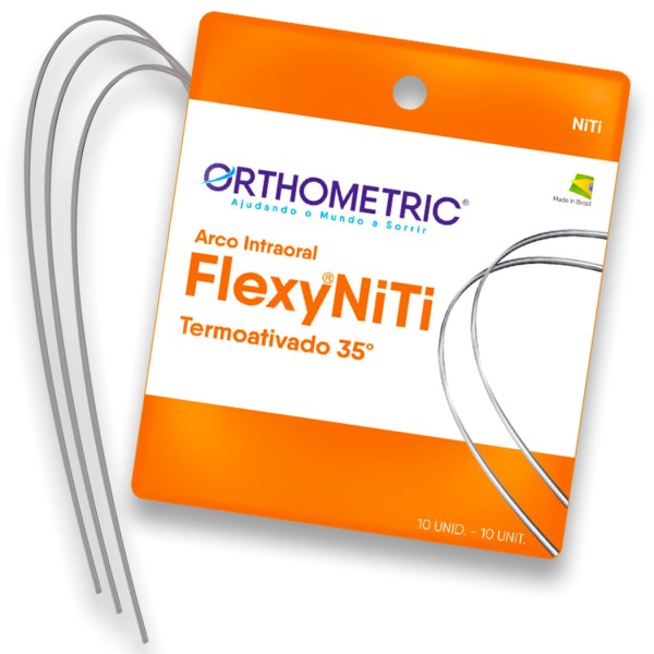 Encontraproduto.com.br - Flexy Niti Thermally Activated Arch Wire Lower - Orthometric - Orthometric