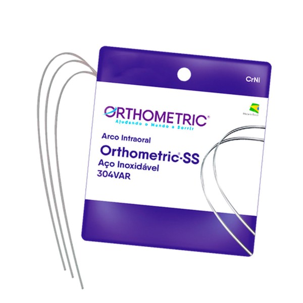 Encontraproduto.com.br - Orthometric Ss Rectangular Stainless Arch Wire Lower - Orthometric