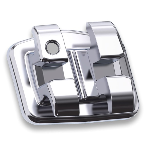 Encontraproduto.com.br - 10.10.2533 Bráquete Metálico Advanced Series Roth 0,022 (Dente 33 Com Gancho) - Orthometric