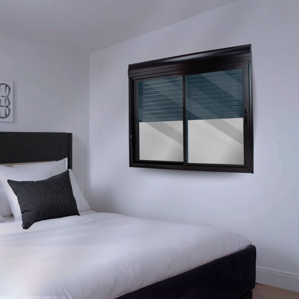 Janela De Aluminio Persiana Integrada 150x120cm 2 Folhas Preto