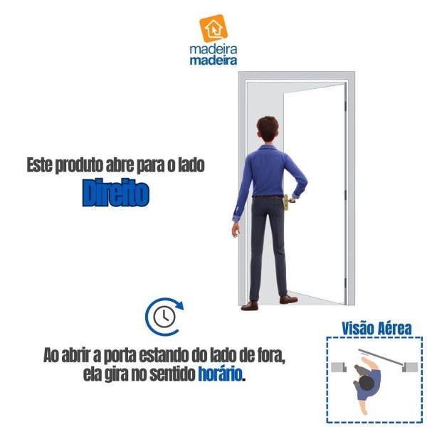 Encontraproduto.com.br - Porta De Aço Pivotante Social 217x105cm Com Friso Ideal Crv Esquadrias Branco