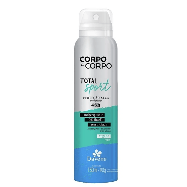 Encontraproduto.com.br - Desodorante Antiperspirante Aerossol Corpo a Corpo Sport 150ml