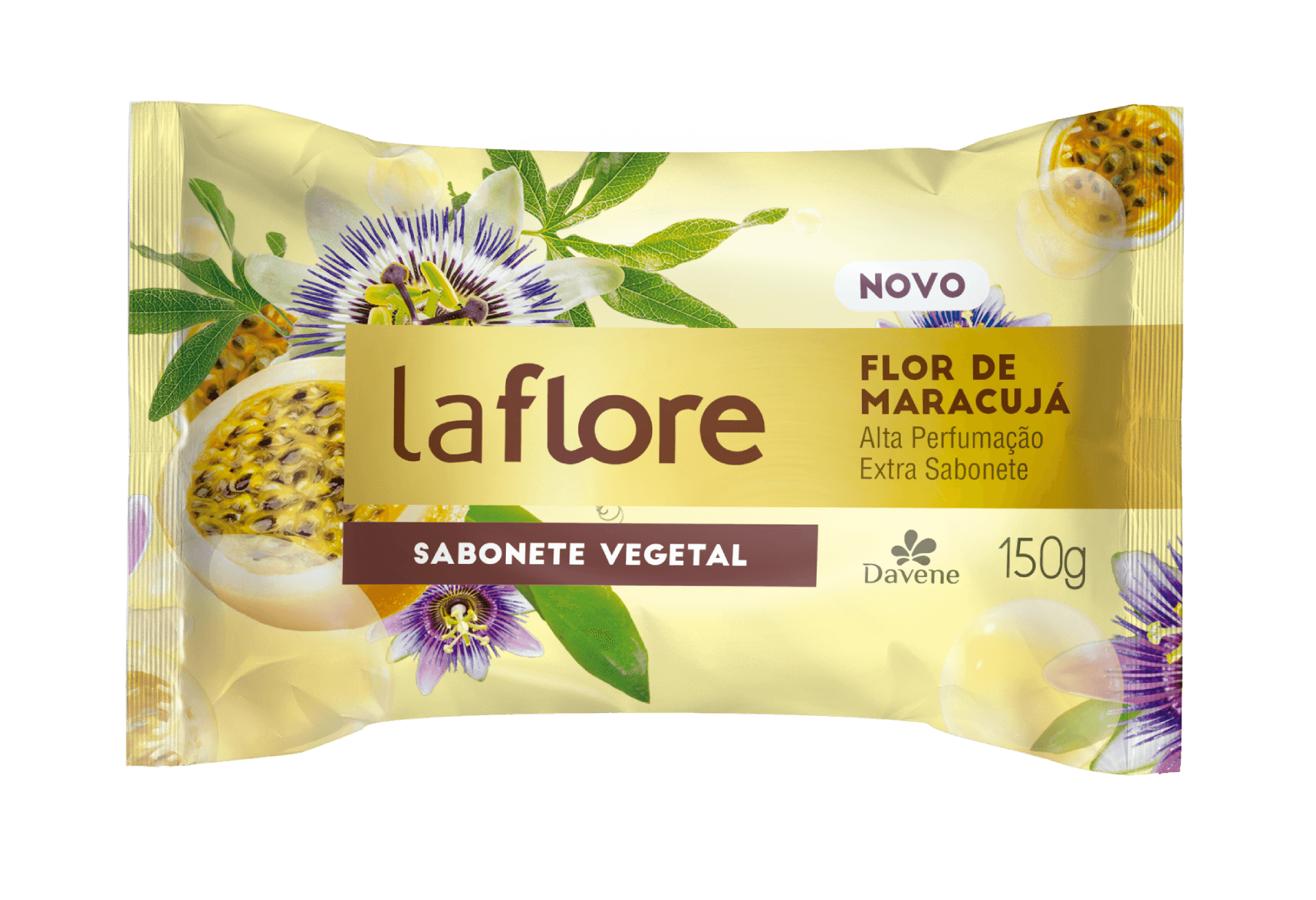 Encontraproduto.com.br - Sabonete Em Barra Vegetal Davene La Flore Flor De Maracujá 150g