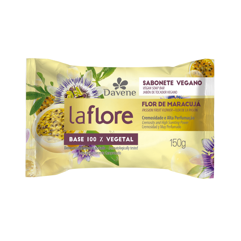 Encontraproduto.com.br - Sabonete Em Barra Vegetal Davene La Flore Flor De Maracujá 150g
