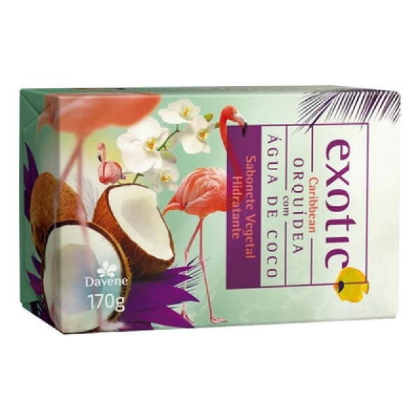 Sabonete Vegetal em Barra Hidratante Exotic Caribbean 170g