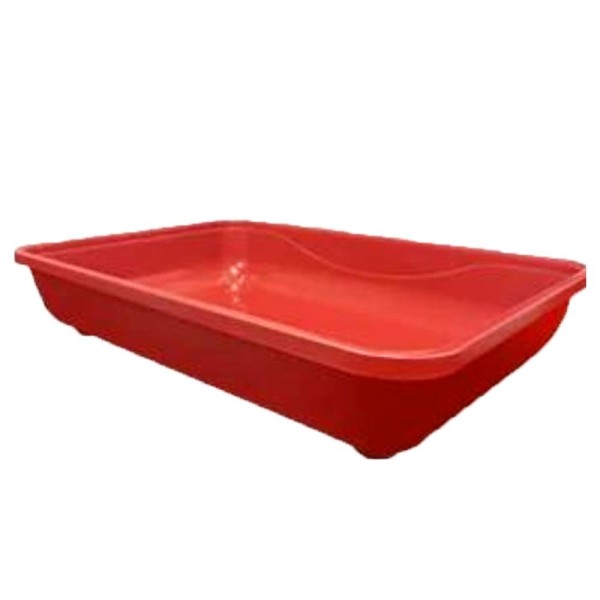 Encontraproduto.com.br - Banheira Pop Furacão Pet p/ Gatos - Vermelha