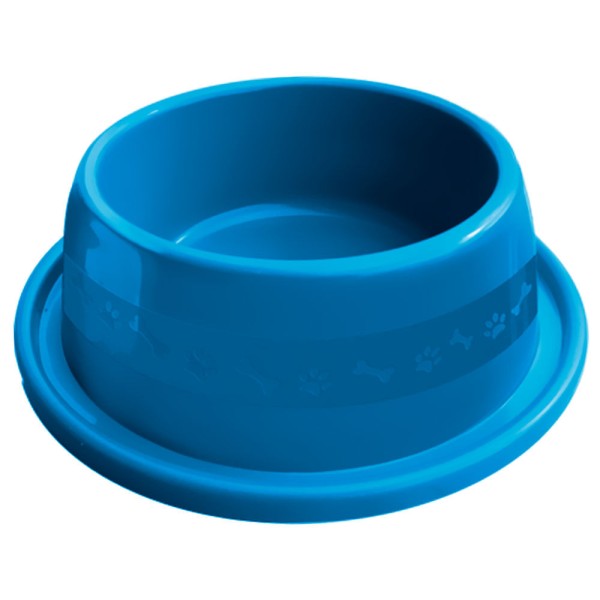 Encontraproduto.com.br - Comedouro Furacão Pet Anti Formiga Azul n04- 1.900ml