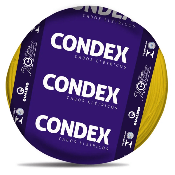 Encontraproduto.com.br - CABO FLEX 1,5MM AMARELO C/100MT CONDEX