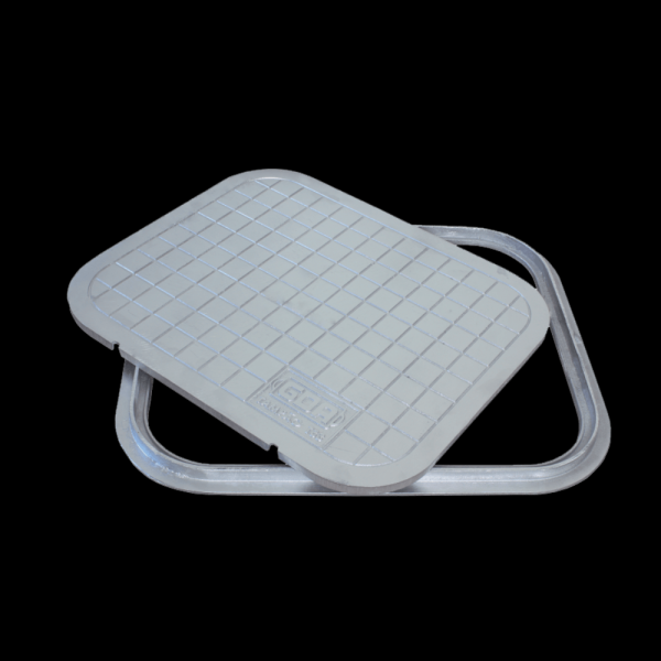 Encontraproduto.com.br - Tampão Ferro Simples Esgoto T27 46x41cm GDA