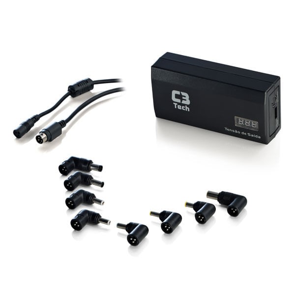Encontraproduto.com.br - Fonte Univ P/note 90w Usb+veicu Nb90pc3t