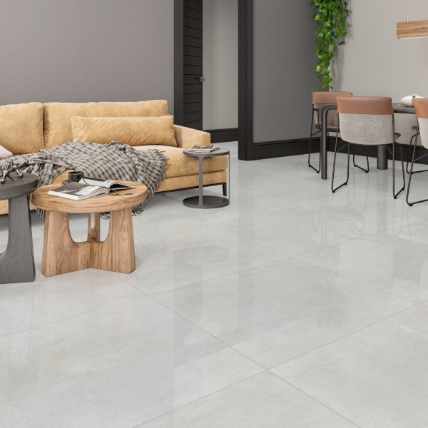 Encontraproduto.com.br - Piso Cerâmico Cetus Cinza RT Polido 83 x 83 cm Pisoforte