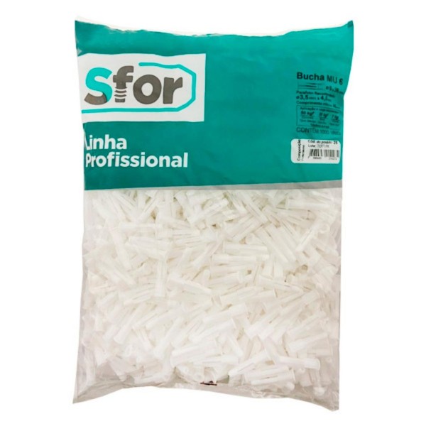Encontraproduto.com.br - Bucha Mu Sfor Buchas 6mm 1000 Peças