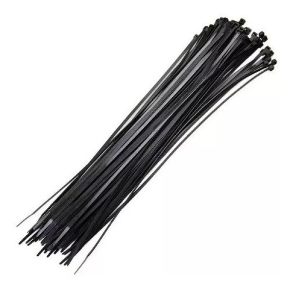 Abraçadeira Nylon 2.5x 150mm 100 Peças Preto Sfor