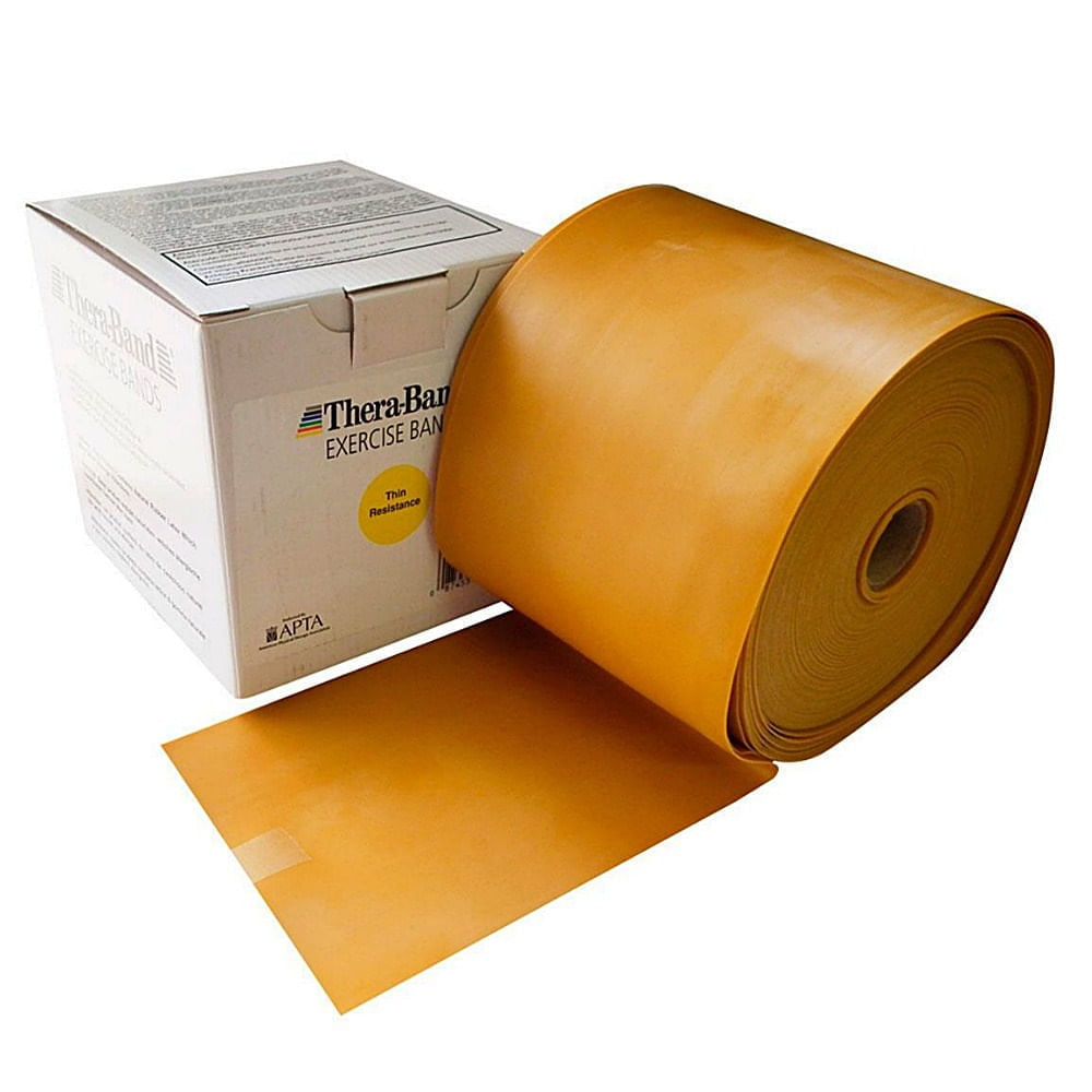 Encontraproduto.com.br - Faixa Elástica para Exercícios TheraBand Gold Força Máxima - metro