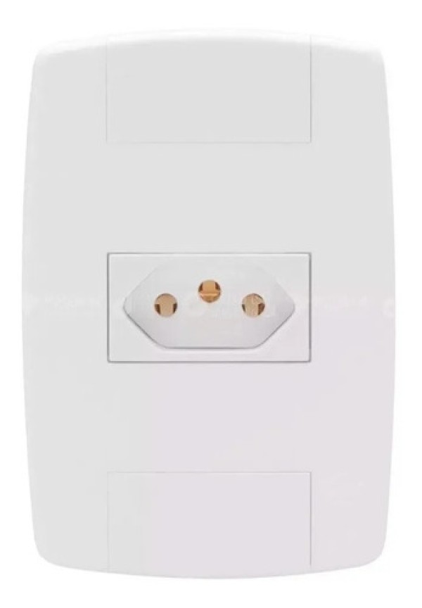 Kit C/10 Tomadas Simples 20amp + Placa 4x2 Complet Lev Ilumi
