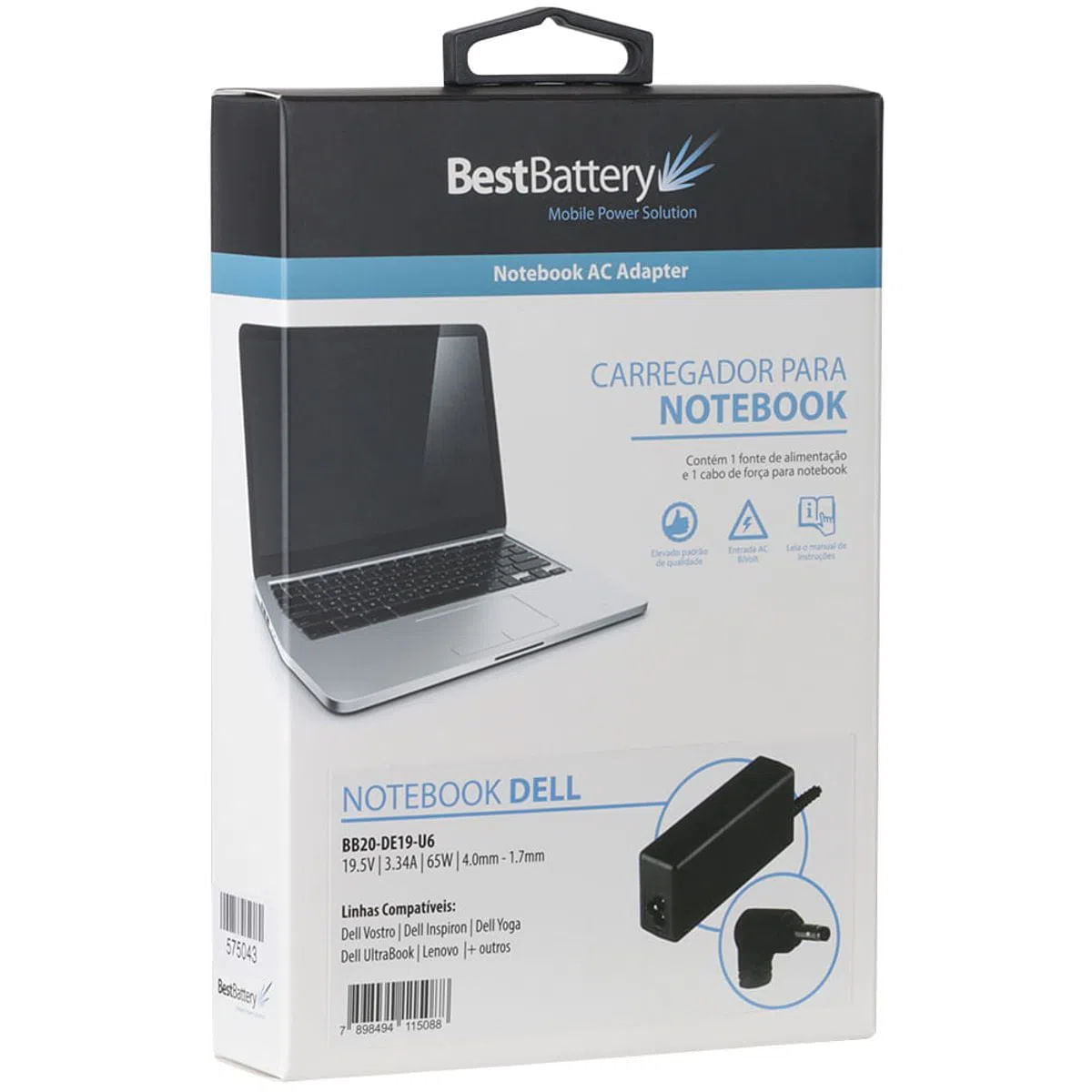 Encontraproduto.com.br - Fonte de Carregador Notebook BB20-DE19-U6 BestBattery