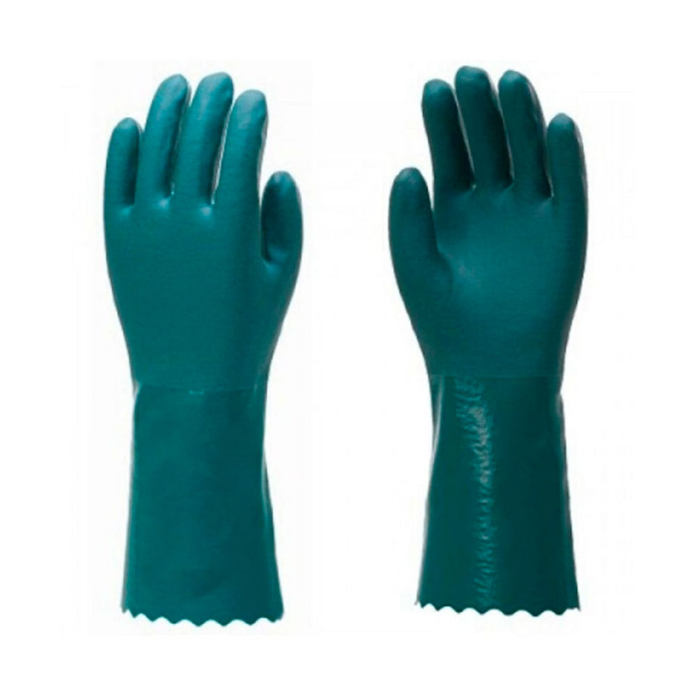 Luva de PVC Forrada Plastcor Palma Áspera 35 CM