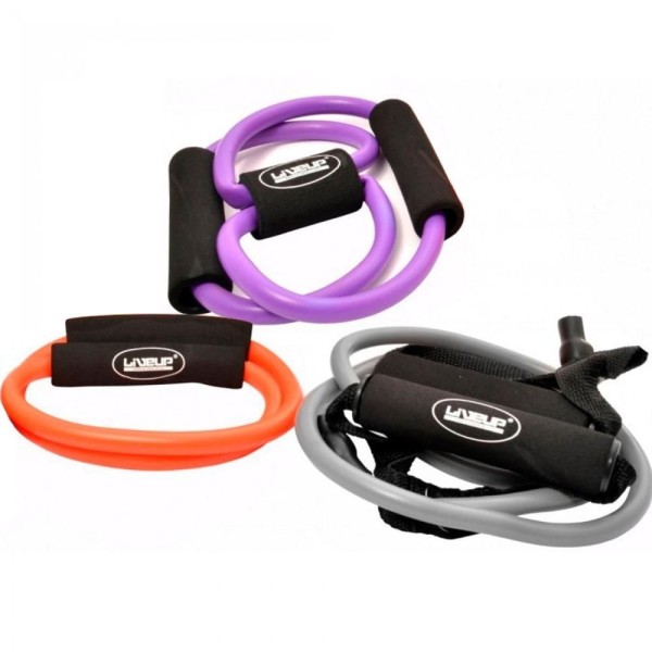 Encontraproduto.com.br - Kit 3 Extensores - Intensidade Forte, Média E Leve - Liveup