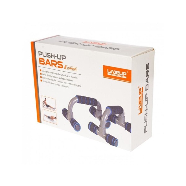 Encontraproduto.com.br - Apoio Fixo Flexão Braço Suporte Push-up Fitness - Liveup