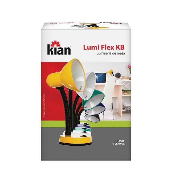 Encontraproduto.com.br - Luminária de Mesa Kian Max Azul