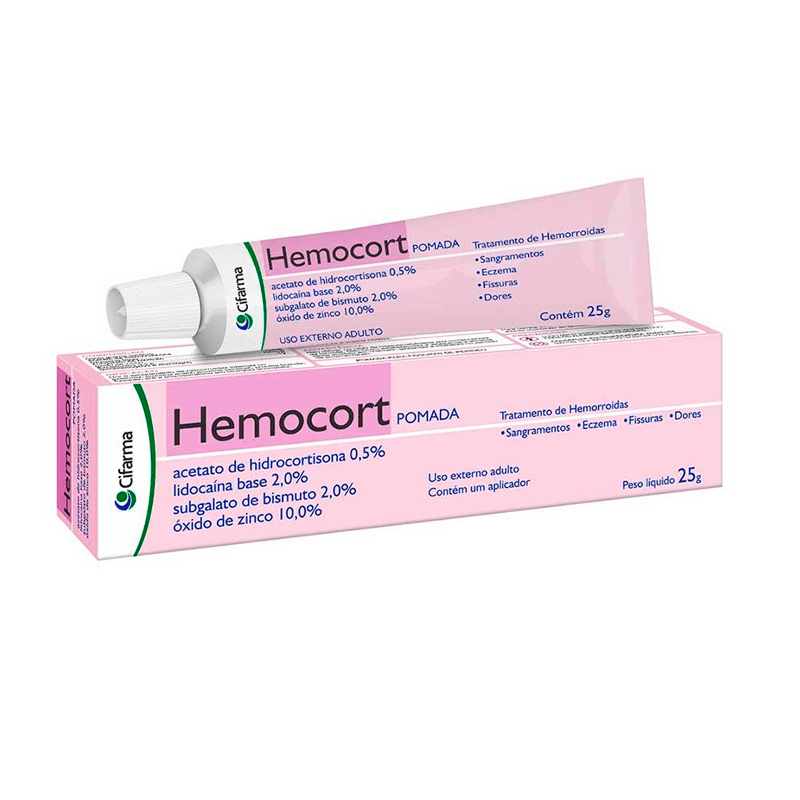 Hemocort Pomada com 25g